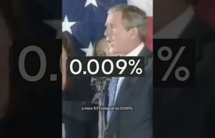 When an election is excruciatingly close.