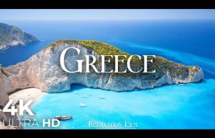 Greece 4K • Nature Relaxation Film with Peaceful Music | Europe 4K Ultra HD