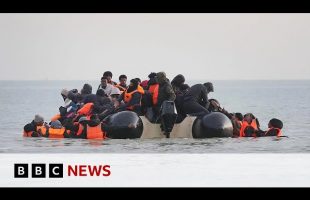 Small boat crossings to UK in first half of year up 48%, figures show | BBC News