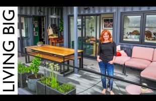 Modern Urban Living in a 2x20ft Shipping Container Home