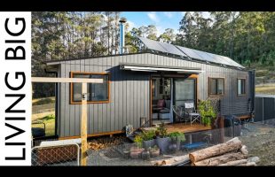 Stunning Scandinavian-Style in Off-Grid Tasmanian Tiny Home