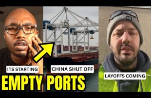 US Cargo Ports Are EMPTY And Americans Are PANICKING