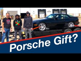 Why this man gave his Porsche to COLLEGE KIDS and money to tune it.
