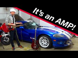 I turned my Dodge Viper into a 500 hp GUITAR AMP!