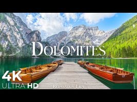 Dolomites 4K • Nature Relaxation Film with Peaceful Music | Italy 4K Ultra HD