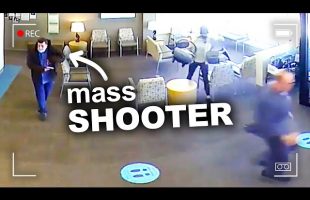 Footage Shows Moment Man Casually Starts a Mass Shooting