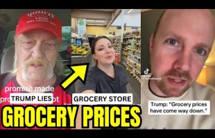 “Groceries Are Cheap” Trump LIES About Grocery Prices And MAGA is FURIOUS