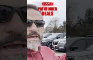 Nissan Pathfinder Deals. Cheapest Mid Size SUV so far in 2024. #Nissan #Pathfinder #NewCar ￼￼