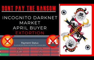DONT PAY THE RANSOM – Incognito April Buyer Extortion Imminent?