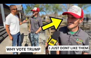 MAGA Supporter Gets DESTROYED By Reporter