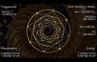 180 Hz with 1.618 Hz, Golden Ratio Meditation, Binaural Beats, Golden Ratio Frequency