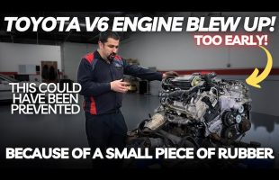 Toyota V6 Engine BLEW UP Early Because of a Small Piece of Hose. Let’s Fix It
