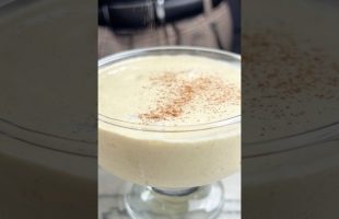 Vegan Eggnog! Refined Sugar Free