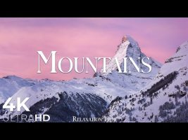 Mountains 4K • Earth Above the Clouds: An Ultimate Calm Journey | Peaceful Music Relaxation Film
