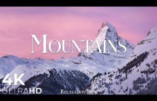 Mountains 4K • Earth Above the Clouds: An Ultimate Calm Journey | Peaceful Music Relaxation Film