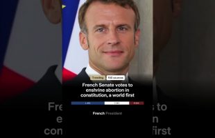 French Senate votes to enshrine abortion in constitution, a world first