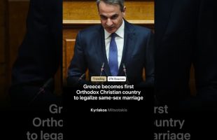 Greece becomes first Orthodox Christian country to legalize same-sex marriage