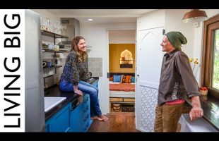 This Luxury Tiny House Was Built Inside A Semi-Trailer!