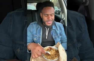 I Tried Dominican Food For the FIRST TIME‼️💪🏽 And LOVED IT❤️🔥 #dominicanfood #shorts #foodreview