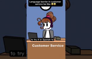 Language barrier in customer service be like 😂 @Therealveronika  #fypage #funnyanimation #funny