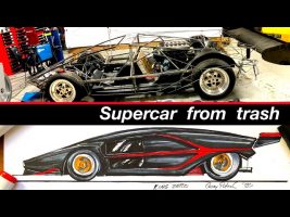 Supercar built from junk! | King Zero V12 #21
