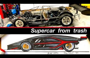 Supercar built from junk! | King Zero V12 #21