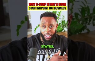 THE #1 Reason WHY YOU SHOULDN’T START A S-CORP! #businesstips #shorts
