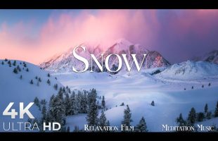 SNOW • Winter Relaxation Film 4K – Peaceful Relaxing Music – Nature 4k Video Ultra HD