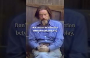Alan Watts – Work as play – in this spirit