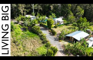 Tour An Amazing Permaculture Farm With Food Forest Gardens & Tiny House Community!