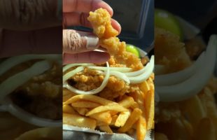 I Tried Haitian CONCH‼️ For The First Time🤯 #fyp #entertainment #shorts #lambi