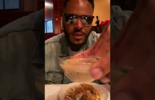 Eating A $100‼️ (2lb😳) steak from The BEST‼️💪🏽 Steakhouse In NC #fyp #entertainment #shorts