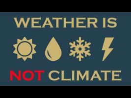 Weather is NOT Climate!