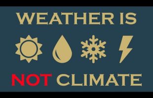 Weather is NOT Climate!