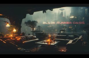 Blade Runner Oasis: A Moody Cyberpunk Ambient Retreat for Sleep & DEEP Relaxation