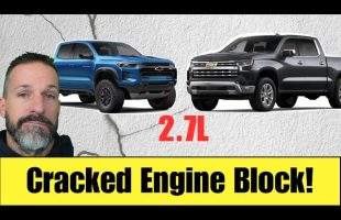 Chevy GM Cracked Engine Block 2.7L affects Colorado, Silverado, Sierra. Block Main Oil Gallery