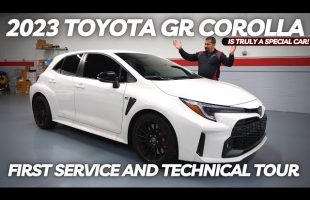 The Toyota GR Corolla is Truly a Special Car | First Service and Technical Tour