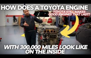 How Does a Toyota Engine with 300,000 Miles Look Like On The Inside?