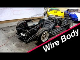Wire skeleton and Contest | King Zero V12 supercar #18