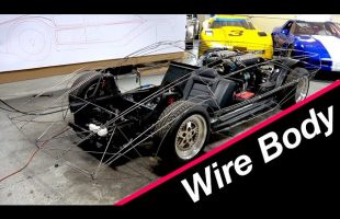Wire skeleton and Contest | King Zero V12 supercar #18