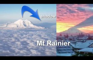 Mount Rainier’s Shadow Proves the Globe?