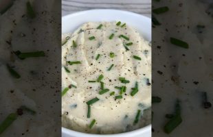 Roasted Garlic Cauliflower Mash- Vegan, Oil-Free