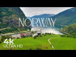 Horizon View in NORWAY – Amazing Nature of Aurlandsfjord with Relaxing Music – 4k Video HD Ultra