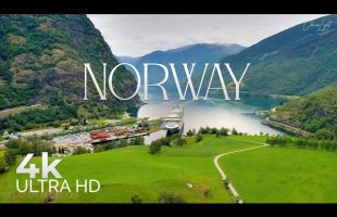 Horizon View in NORWAY – Amazing Nature of Aurlandsfjord with Relaxing Music – 4k Video HD Ultra