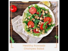 Healthy Avocado Chickpea Salad