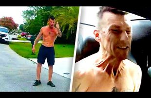 Man Challenges Cops to Fight, Instantly Regrets It