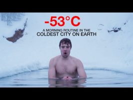 (-53°C / -63°F) A Morning Routine in The Coldest City on Earth (the power of cold)