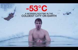 (-53°C / -63°F) A Morning Routine in The Coldest City on Earth (the power of cold)