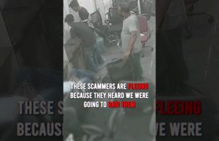 Scammers avoiding a Police Raid