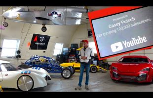 Casey Putsch re introduction and 100,000 subscriber YouTube award!